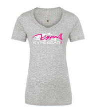 Load image into Gallery viewer, Ladies V-Neck - Athletic Grey - Kype Gear