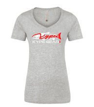 Load image into Gallery viewer, Ladies V-Neck - Athletic Grey - Kype Gear