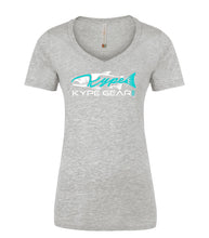 Load image into Gallery viewer, Ladies V-Neck - Athletic Grey - Kype Gear