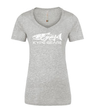 Load image into Gallery viewer, Ladies V-Neck - Athletic Grey - Kype Gear