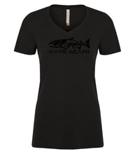 Load image into Gallery viewer, Ladies V-Neck - Black - Kype Gear