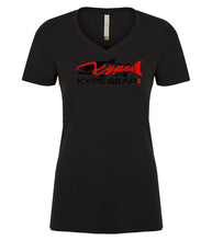 Load image into Gallery viewer, Ladies V-Neck - Black - Kype Gear