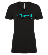 Load image into Gallery viewer, Ladies V-Neck - Black - Kype Gear