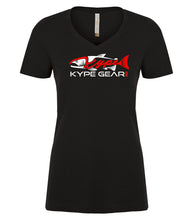 Load image into Gallery viewer, Ladies V-Neck - Black - Kype Gear