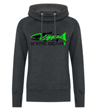 Load image into Gallery viewer, Ladies Vintage Hoodie - Black Heather - Kype Gear