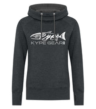Load image into Gallery viewer, Ladies Vintage Hoodie - Black Heather - Kype Gear