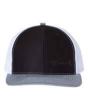 Load image into Gallery viewer, Snapback Trucker - Black/White/Heather Grey - Kype Gear