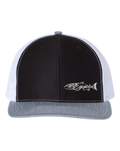 Load image into Gallery viewer, Snapback Trucker - Black/White/Heather Grey - Kype Gear
