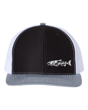 Load image into Gallery viewer, Snapback Trucker - Black/White/Heather Grey - Kype Gear
