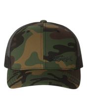 Load image into Gallery viewer, Snapback Trucker - Green Camo/Black - Kype Gear