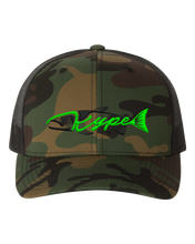 Load image into Gallery viewer, Snapback Trucker - Green Camo/Black - Kype Gear