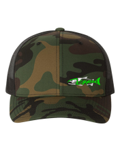 Load image into Gallery viewer, Snapback Trucker - Green Camo/Black - Kype Gear