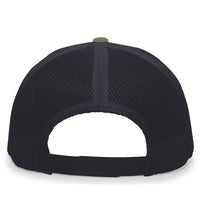 Load image into Gallery viewer, Snapback Trucker - Heather Grey/Charcoal/Army Green Patch - Kype Gear