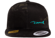Load image into Gallery viewer, Kype Flatbrim Snapback - Black Camo - Kype Gear
