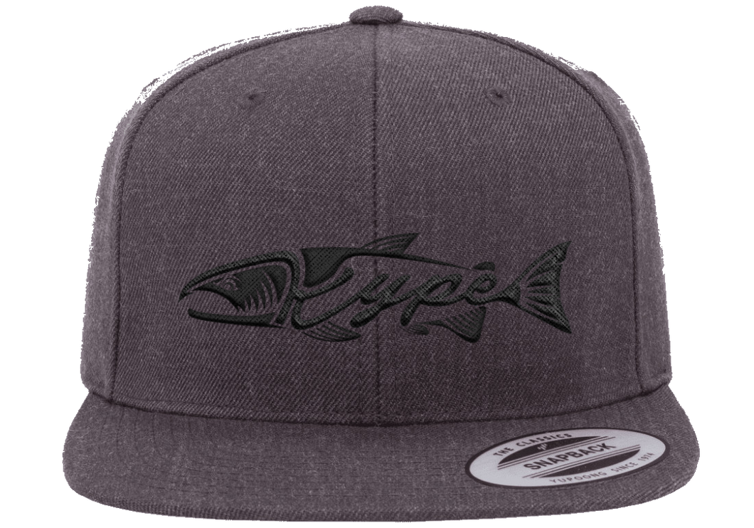 Kype Flatbrim Snapback - Dark Heather Grey - Kype Gear
