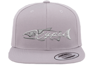 Kype Flatbrim Snapback - Silver - Kype Gear