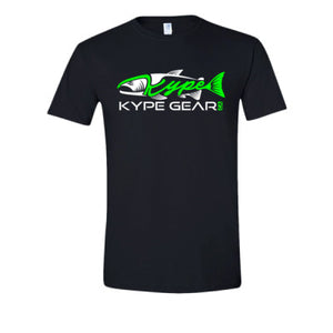 Youth Tee - Black White/Green - Kype Gear