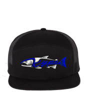 Load image into Gallery viewer, Snapback Trucker - 7 Panel - Black - Kype Gear
