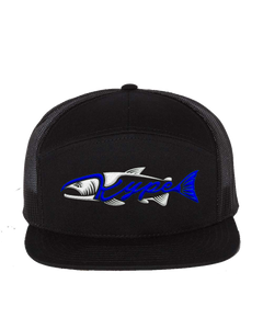 Snapback Trucker - 7 Panel - Black - Kype Gear