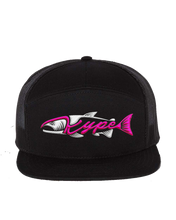 Load image into Gallery viewer, Snapback Trucker - 7 Panel - Black - Kype Gear
