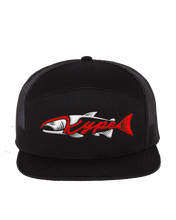 Load image into Gallery viewer, Snapback Trucker - 7 Panel - Black - Kype Gear
