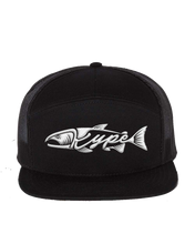 Load image into Gallery viewer, Snapback Trucker - 7 Panel - Black - Kype Gear

