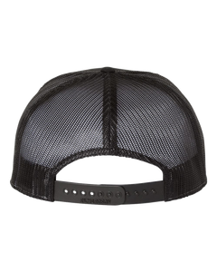 Snapback Trucker - 7 Panel - Black/Heather Grey/Black - Kype Gear