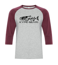 Load image into Gallery viewer, Baseball Tee Athletic Grey-Cardinal Heather - Kype Gear
