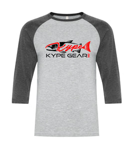 Kype Baseball Tee Athletic Grey-Charcoal Heather - Kype Gear
