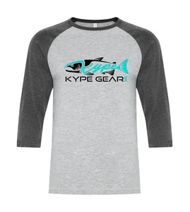 Kype Baseball Tee Athletic Grey-Charcoal Heather - Kype Gear