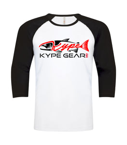 Kype Baseball Tee White-Black - Kype Gear