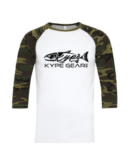 Load image into Gallery viewer, Kype Baseball Tee - White/Camo - Kype Gear

