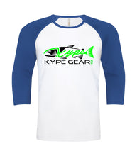 Load image into Gallery viewer, Kype Baseball Tee White-Royal - Kype Gear

