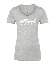 Load image into Gallery viewer, Ladies V-Neck - Athletic Grey - Kype Gear
