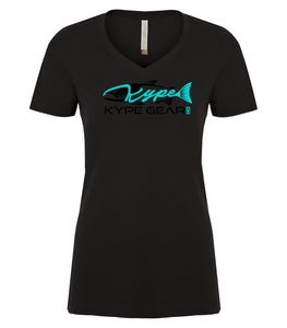 Ladies V-Neck - Black - Kype Gear