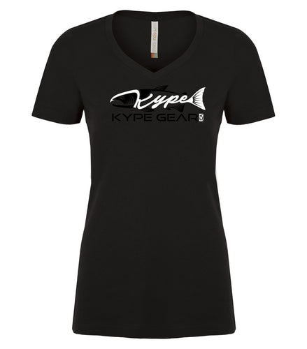 Ladies V-Neck - Black - Kype Gear