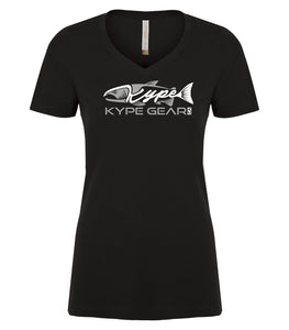Ladies V-Neck - Black - Kype Gear