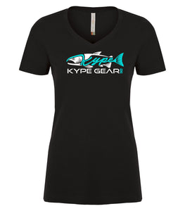 Ladies V-Neck - Black - Kype Gear