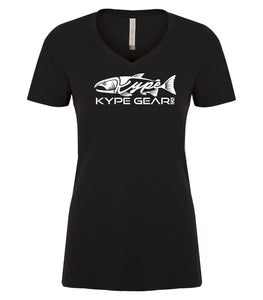Ladies V-Neck - Black - Kype Gear