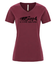 Load image into Gallery viewer, Ladies V-Neck - Cardinal Heather - Kype Gear
