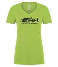 Load image into Gallery viewer, Ladies V-Neck - Lime Shock - Kype Gear
