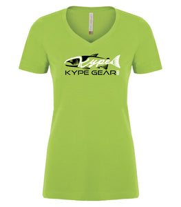 Ladies V-Neck - Lime Shock - Kype Gear