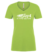 Load image into Gallery viewer, Ladies V-Neck - Lime Shock - Kype Gear
