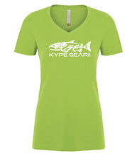 Load image into Gallery viewer, Ladies V-Neck - Lime Shock - Kype Gear
