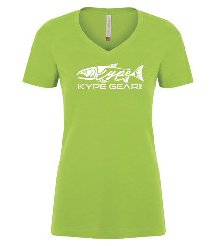 Ladies V-Neck - Lime Shock - Kype Gear