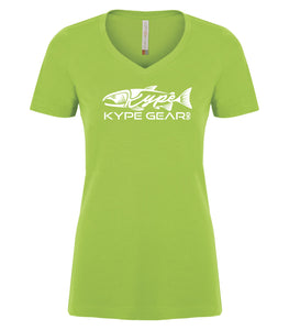 Ladies V-Neck - Lime Shock - Kype Gear