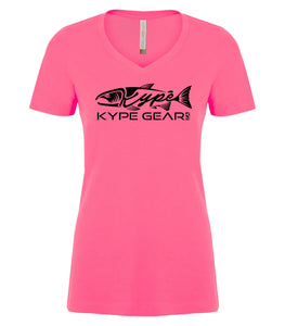 Ladies V-Neck - Pink - Kype Gear