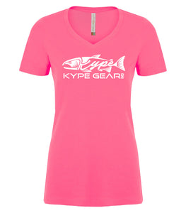 Ladies V-Neck - Pink - Kype Gear