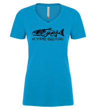 Load image into Gallery viewer, Ladies V-Neck - Sapphire - Kype Gear
