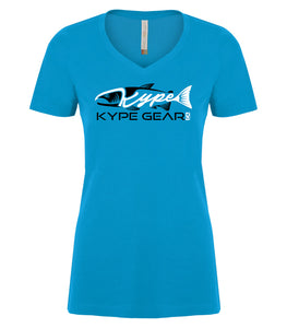 Ladies V-Neck - Sapphire - Kype Gear